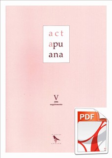 Acta Apuana V suppl. (2006)