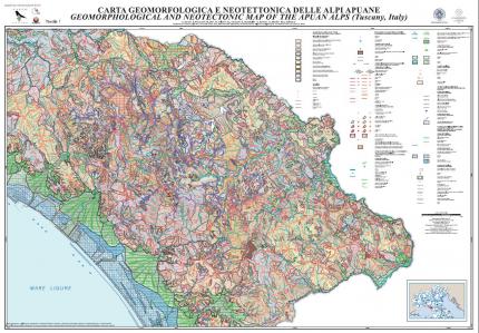 Carta geomorfologia e neotettonica delle Alpi Apuane