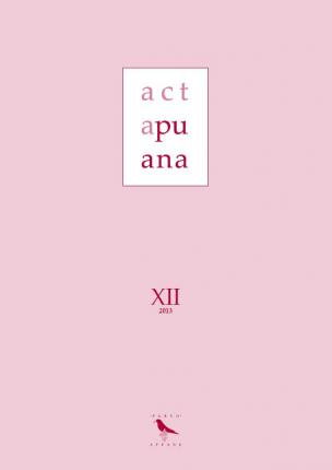 Acta Apuana XII (2013)